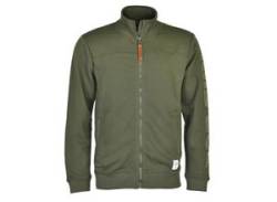 Sweatjacke TOP GUN "TG22007" Gr. 48 (S), grün (olive) Herren Sweatjacken von Top Gun