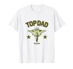 Top Gun Father's Day Top Dad Epic Airforce Jet Chest Poster T-Shirt von Top Gun