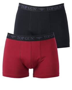 Top Gun Herren Boxershorts Doppelpack Tguw001 Sunset - Black,M von Top Gun