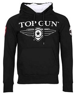 Top Gun Herren Hoodie Defender Tg20191012 Black,S von Top Gun