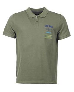 Top Gun Herren Polo Tg20201018 Olive,3XL von Top Gun