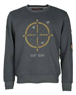 Top Gun Herren Sweater Target Disc Tg20191028 Dusty Petrol,L von Top Gun