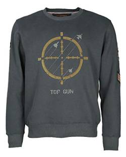 Top Gun Herren Sweater Target Disc Tg20191028 Dusty Petrol,XL von Top Gun