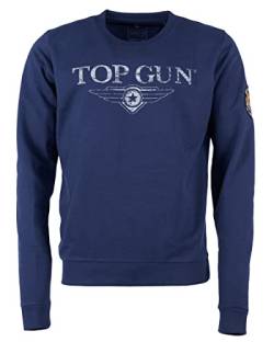 Top Gun Herren Sweater Tg20213005 Navy,4XL von Top Gun