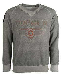 Top Gun Herren Sweatshirt Tg20201131 Anthracite,XXL von Top Gun