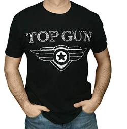 Top Gun Herren T-Shirt Bling4U Tg20193017 Black,XXL von Top Gun