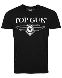 Top Gun Herren T-Shirt Cloudy Tg20191006 Black,S von Top Gun