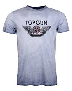 Top Gun Herren T-Shirt Construction Tg20191039 Navy,3XL von Top Gun