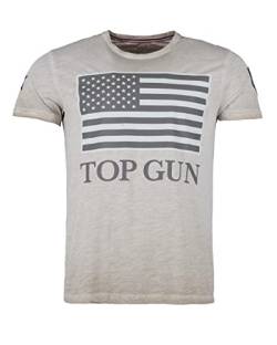 Top Gun Herren T-Shirt Search Tg20191024 Creme,XXL von Top Gun