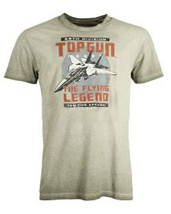 Top Gun Herren T-Shirt Tg20201035 Olive,3XL von Top Gun