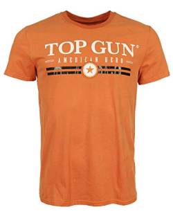 Top Gun Herren T-Shirt Tg20201130 Orange,XXL von Top Gun