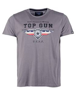 Top Gun Herren T-Shirt Tg20213022 Dark Anthra,4XL von Top Gun