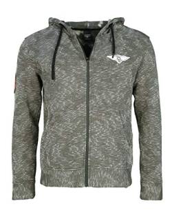 Top Gun Herren Zip-Hoodie Camo Tg2012048 Grün,M von Top Gun