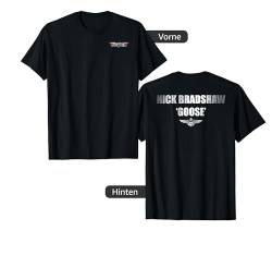 Top Gun Nick Bradshaw Goose Front Back T-Shirt von Top Gun