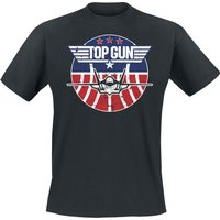 Top Gun T-Shirt - Maverick - Tomcat - S bis 4XL - für Männer - Größe XL - schwarz  - Lizenzierter Fanartikel von Top Gun