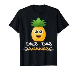 Dieses lustige Hawaii-Hemd mit Ananas-Design T-Shirt von Top Hipster Ananas Hula Tiki Pineapple Ananas Love