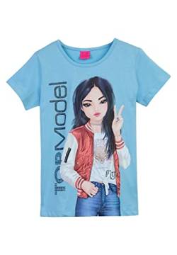 Top Model Mädchen T-Shirt mit Miju 75048 blau, Größe 152, 12 Jahre von Top Model