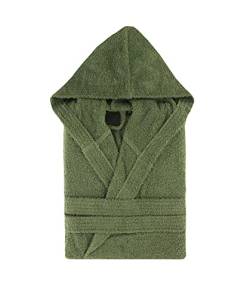 Top Towel - Unisex Bademantel - Bademantel für Damen oder Herren - Bademantel mit Kapuze - 100% Baumwolle - 500g/m2 - Frottee Bademantel von Top Towel