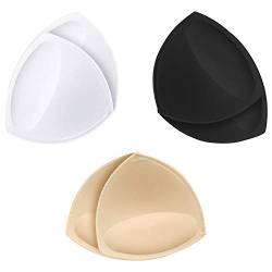 TopBine 3 Paar BH Einlagen Bra Pads herausnehmbaren Sport BH,Bikinis Unterwäsche Einsätze Pads von TopBine