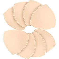 TopBine 4 Paar BH Einlagen Bra Pads herausnehmbaren Sport BH,Bikinis Unterwäsche Einsätze Pads von TopBine