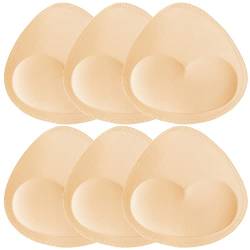 TopBine BH-Pads, BH-Polsterung, herausnehmbare Sport-BH-Pads, verwendet für Bademode und Bikinis von TopBine