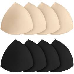 TopBine BH-Pads Einsätze, 2 beige l + 2 schwarz l, C/D von TopBine