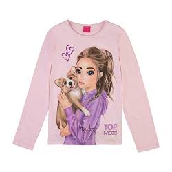 Top Model Mädchen Langarmshirt mit Hayden 75069 rosa, Größe 140, 10 Jahre von TopModel