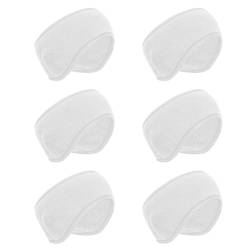TOPTIE 6er-Pack Ohrenwärmer Stirnband Fleece-Ohrenschützer mit vollständiger Abdeckung Winter Stirnband für Männer und Frauen- Weiß von TopTie