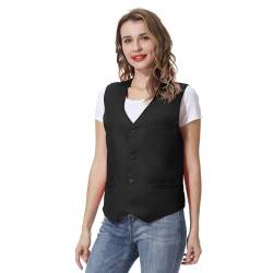 TopTie Anzug Westen Unisex Button Kellner Uniform von TopTie