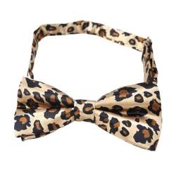 TopTie Fliege im Leoparden Muster Unisex Verstellbare Bow Tie von TopTie