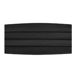 TopTie Herren Kummerbund verstellbar Smoking Accessoires aus Satin- Schwarz von TopTie