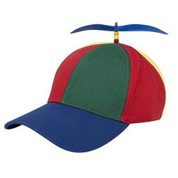 TopTie Propeller Mütze Erwachsene Baseball Cap Bunte Mütze für Party Kopfbedeckungen von TopTie