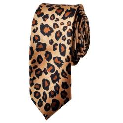TopTie Unisex Krawatte im Leopardenmuster Schmale Krawatte 2 Zoll von TopTie