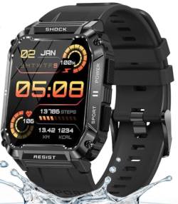 Tophoniex Digital Herren Sport Uhren, Outdoor Armbanduhr wasserdichte Uhren mit Wecker/Kalender/Stoßfest von Tophoniex