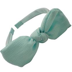 Topkids Accessories Hübsche Pastell Schleife Haarreif Stirnband, Haarschmuck für Mädchen & Frauen, Pastellschleife Stirnband, Haarbänder für Mädchen, Niedliche Pastell Haarschleife (Blau - Regulär) von Topkids Accessories