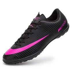 Topoption Fußballschuhe für Herren und Jungen, Junior, Rugby, Turnschuhe für den Außenbereich, verschleißfest, Unisex, Schwarz , 39 1/3 EU von Topoption