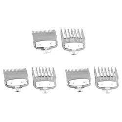 Toranysadecegumy 6 x Führungskamm-Set für Haarschneidemaschinen, Standardschutz, zum Befestigen von Trimmer-Stilteilen 1,5 mm + 4,5 mm von Toranysadecegumy