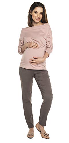 Torelle Maternity Wear Bequeme und leichte Sommerhose Umstandshose, Modell: Daffy, Olive, S von Torelle Maternity Wear