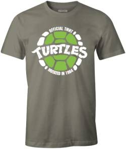 Tortues Ninja Herren Metmntdts010 T-Shirt, kaki, M von Tortues Ninja