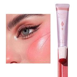 Rouge Highlighter Stick - Cremiger 3-in-1-Multi-Stick,Selbstschärfender Textmarker Contouring Pen Shimmer Liquid Powder Wasserdichte leichte Gesichtskosmetik Toseky von Toseky