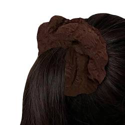 Toseky Scrunchies Haargummis,Haargummis für dickes Haar,Hoher Pferdeschwanz-Haargummi, Haargummis und -bänder - Weihnachtsgeschenk, Retro-Haargummis, Haarschmuck für Frauen und Mädchen, dünnes Haar von Toseky