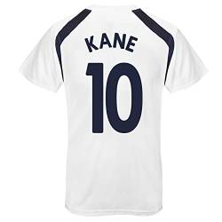 Tottenham Hotspur - Herren Trainingstrikot aus Polyester - Offizielles Merchandise - Geschenk für Fußballfans - Weiß - Kane 10 - L von Tottenham Hotspur