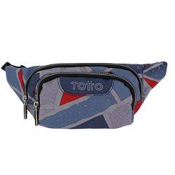 Totto - Hüfttasche für Kinder, Grau und Rot, S, Hüfttasche für Kinder von Totto