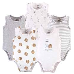 Touched by Nature Unisex Baby Body aus Bio-Baumwolle, Milch & Kekse Kleinkind T-Shirt-Satz, Milch & Cookies, 18-24 Monate von Touched by Nature