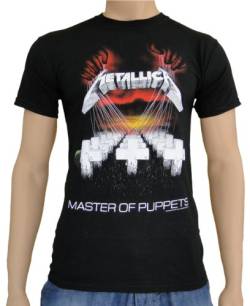Metallica - Master Of Puppets Band T-Shirt Black, S von Touchlines