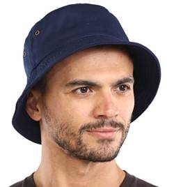 Tough Headwear Fischerhut für Herren – Fischerhut – Herren-Strandhut – Fischerhut für Damen – Strandhüte für Damen – Sonnenhüte Marineblau von Tough Headwear