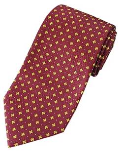 Towergem Extra lange Rot Florale Krawatte XL 160 cm lange Geschäftsanzug Herren Krawatte von Towergem