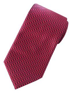 Towergem Extra lange Rot Krawatte XL 160 cm lange Geschäftsanzug Herren Krawatte von Towergem