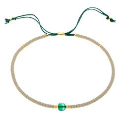 Townshine Schlichtes Miyuki Jewelry Freundschaftsarmband mit Tila-Perlen, mehrfarbig, für Damen und Mädchen, Kristall von Townshine