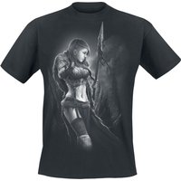 Toxic Angel T-Shirt - Spirit of Huntress - S bis 4XL - für Männer - Größe 4XL - schwarz von Toxic Angel